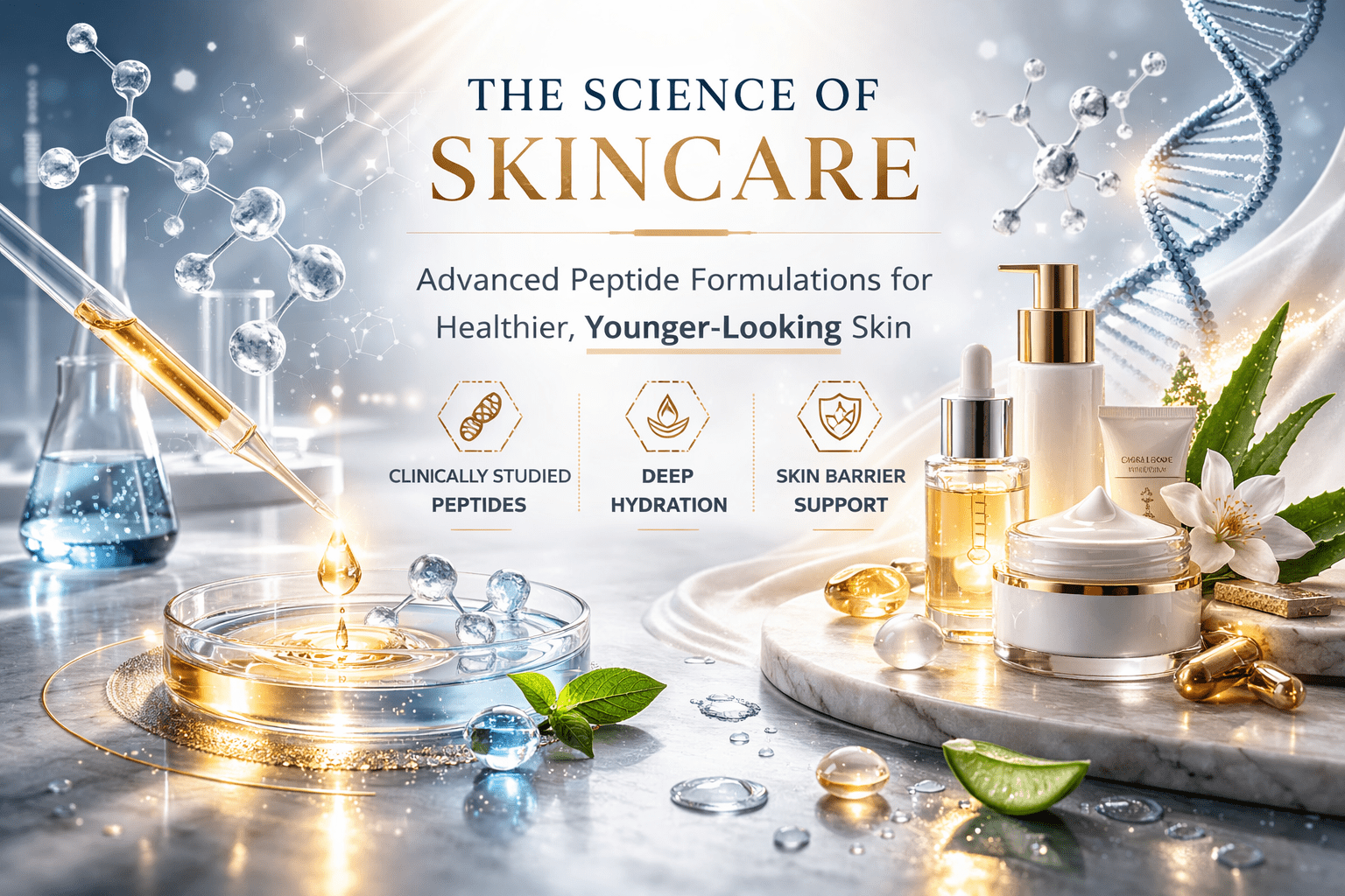 Peptide science skincare